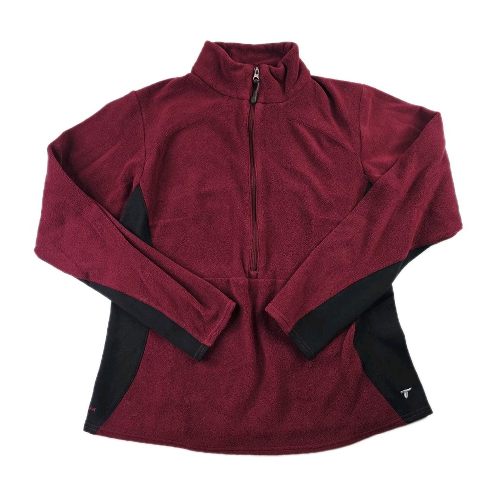 Columbia Titanium Full-Zip Fleece Jacket Maroon Women's Size Medium
